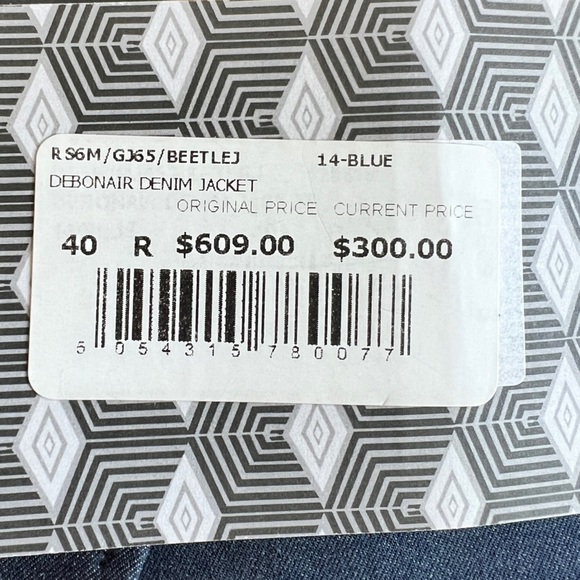 NWT Ted Baker London Debonair Denim Jacket - Picture 6 of 10